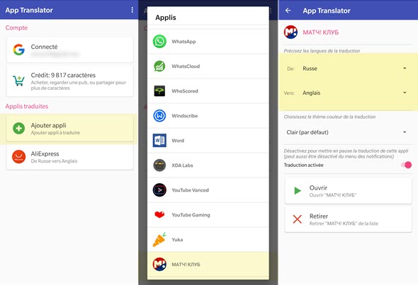 App translator match tv
